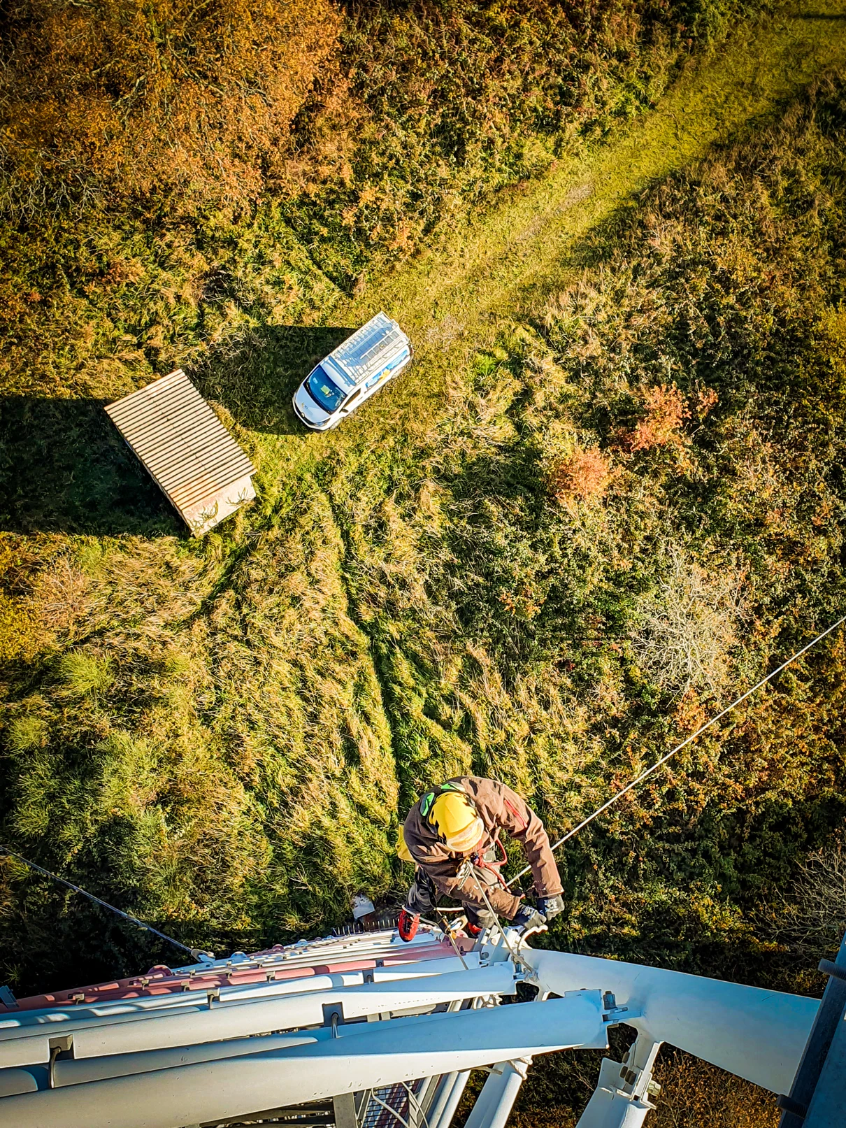 Intervention de cordistes MS Access pour contrôler en douceur chez APAVE à Courpignac (industrie) – 2